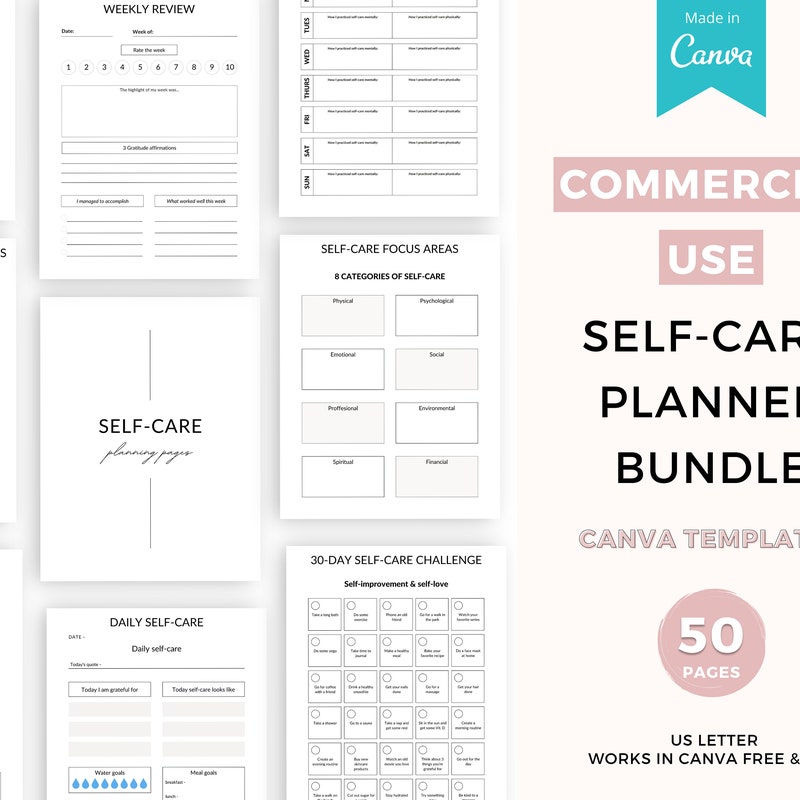 Self Care Printables - Etsy