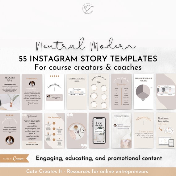 Instagram story templates Canva, Instagram engagement posts, Editable Instagram stories, Instagram posts, Instagram course creator posts