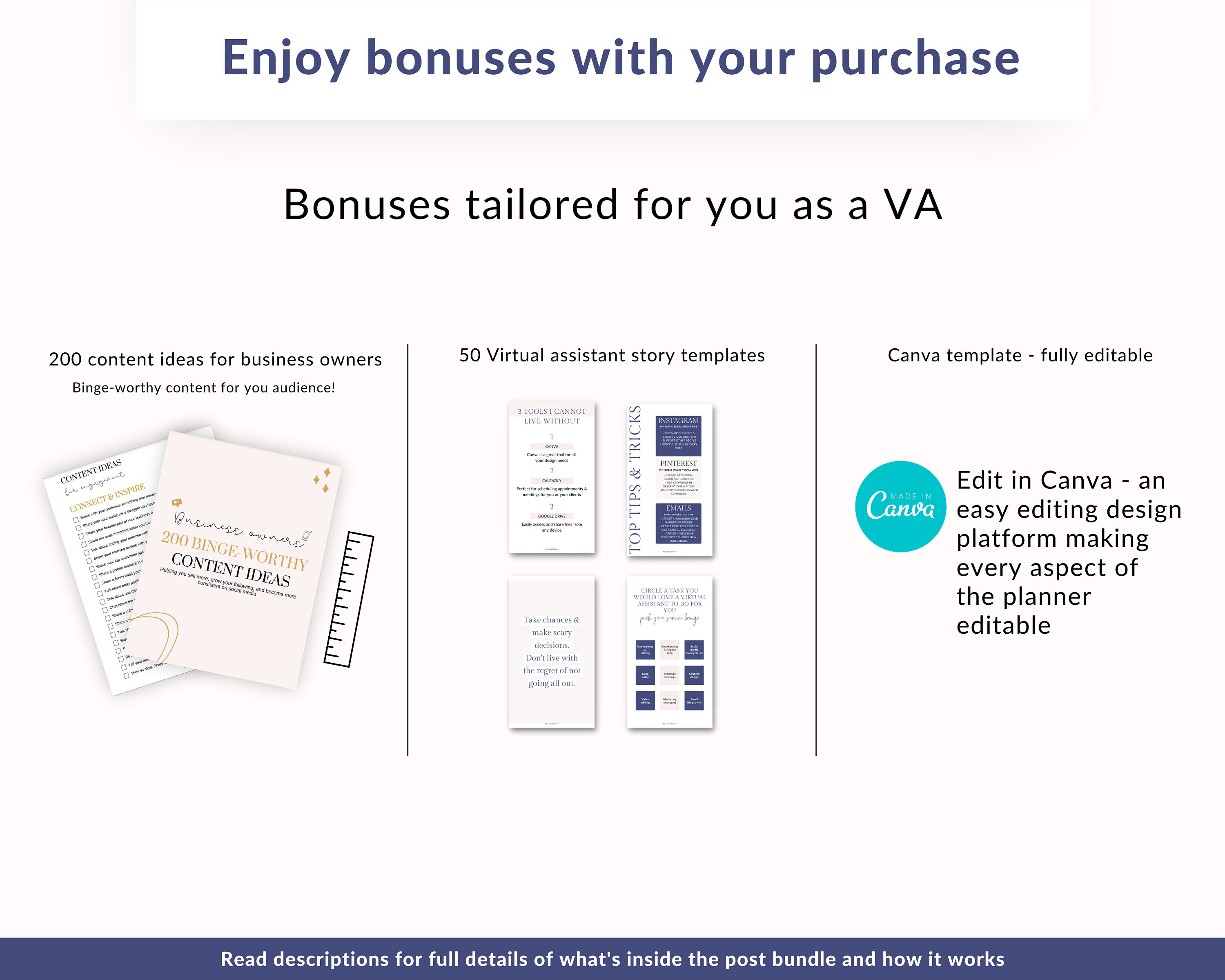 Virtual Assistant Post Templates Virtual Assistant Posts VA - Etsy