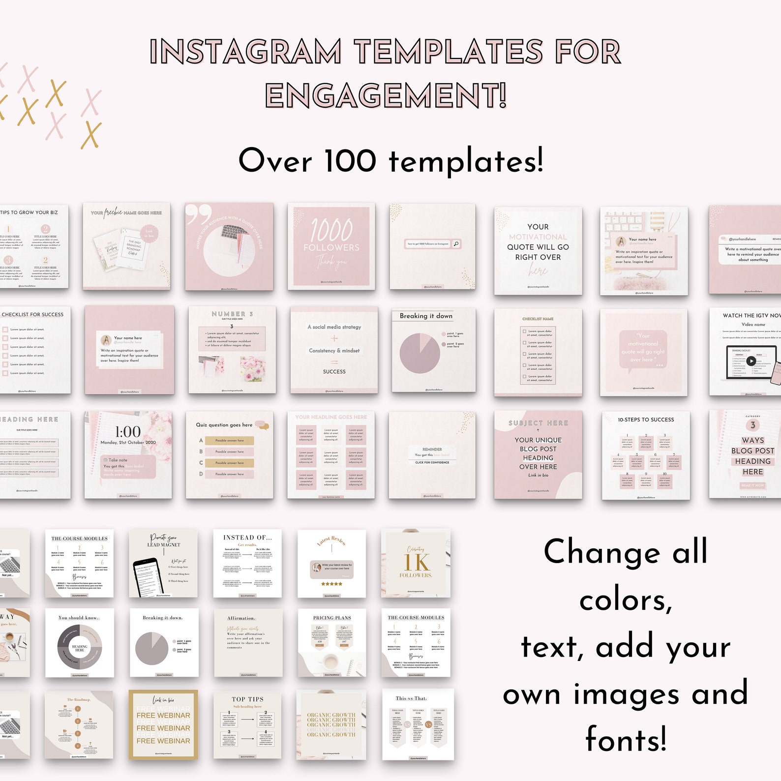 Course Creator Canva Toolkit, Canva Template Bundle, Ecourse Templates ...