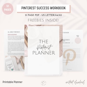 Small Business Planner, Productivity, online business planner, business bundle planner, blog planner, social media planner, etsy shop plan image 4