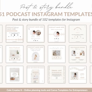 Podcast Instagram templates, podcast templates, Podcast story templates, Podcast promo templates, Podcast social media, podcast templates