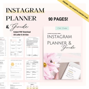 Small Business Planner, Productivity, online business planner, business bundle planner, blog planner, social media planner, etsy shop plan image 7