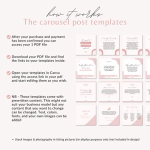 Mental Health Carousel Templates, Mental Health Templates, Therapist ...