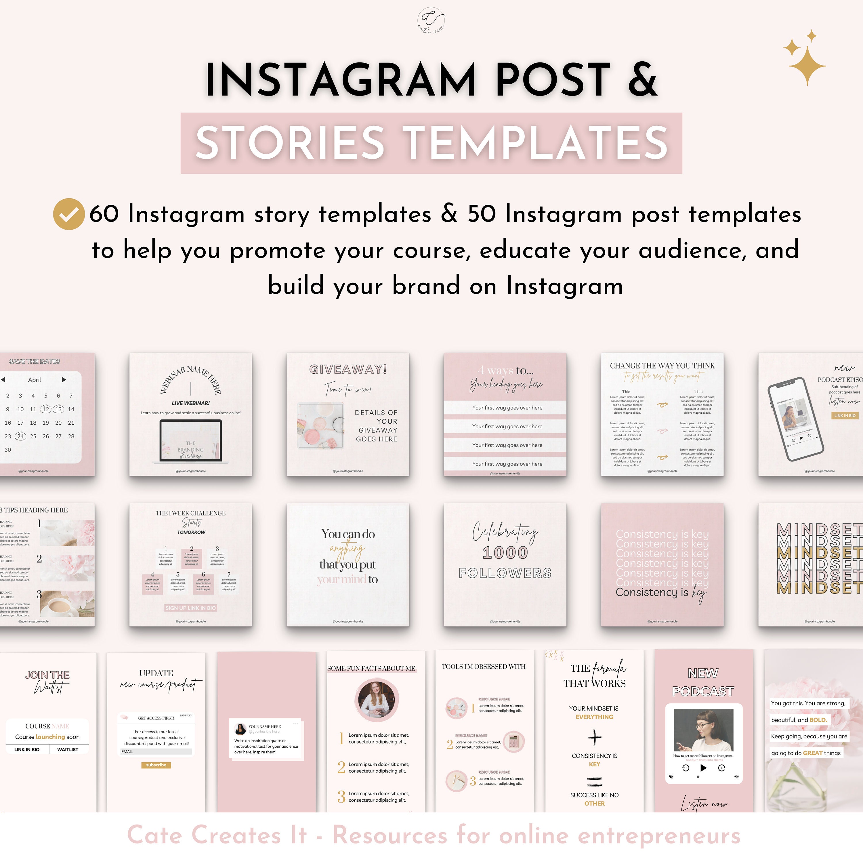 Course Creator Canva Toolkit, Canva Template Bundle, Ecourse Templates ...