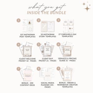 Virtual Assistant Mega Bundle, Instagram Post Templates (Digital Download) image 8