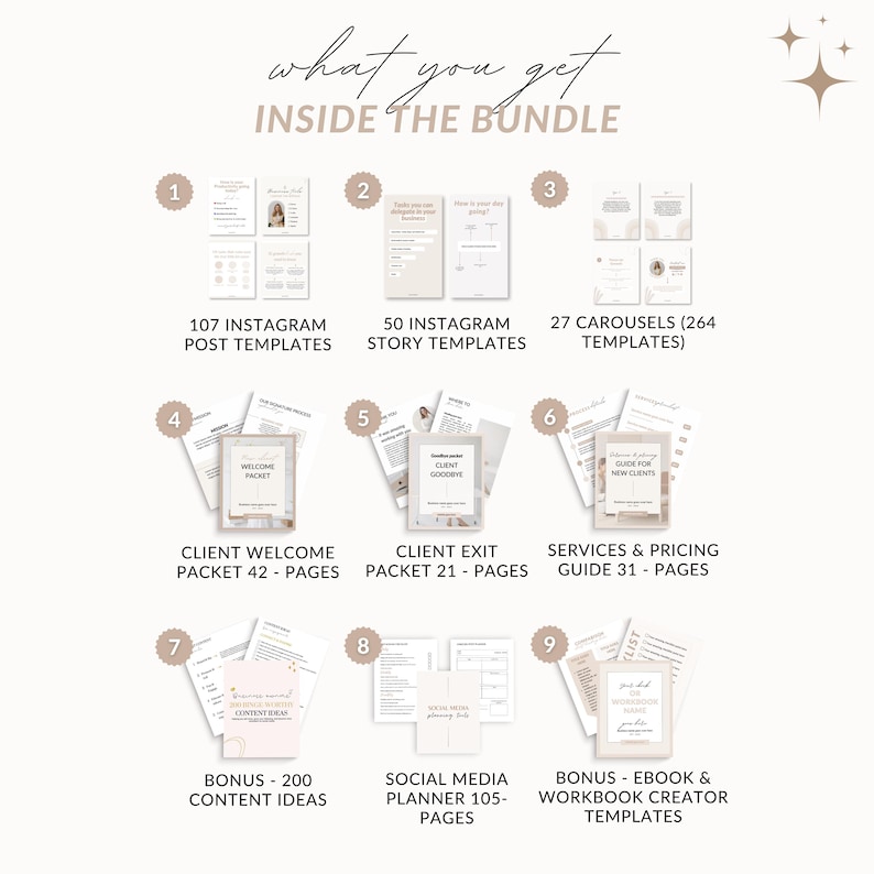 Virtual Assistant Mega Bundle, Instagram Post Templates (Digital Download) image 8