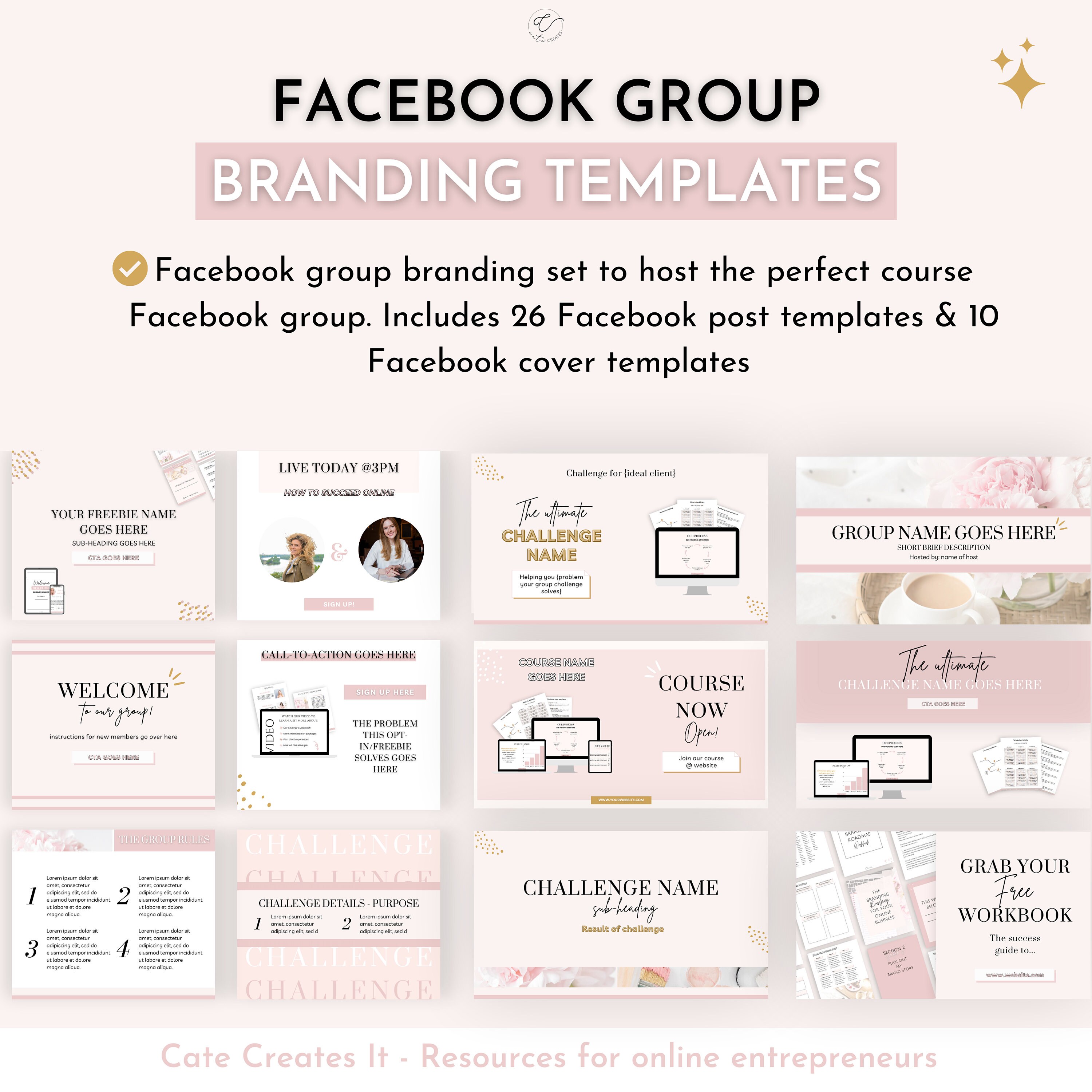 Course Creator Canva Toolkit, Canva Template Bundle, Ecourse Templates ...