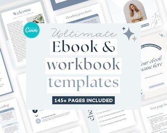 151-Page Ebook & Workbook Canva Template (Digital Download)