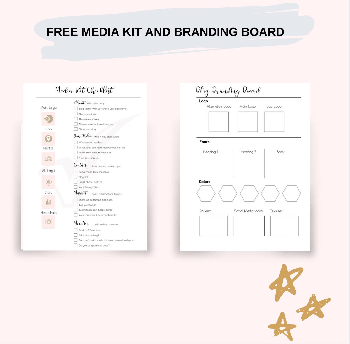 Printable Blog Workbook, Blog Planner, Blog Post Planner, Business ...