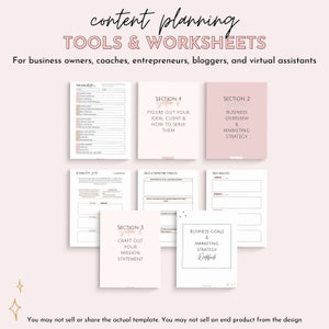 Instagram Planner, Social Media Planner, Instagram Layout, planner template, canva, Instagram Post, Online Business, business planners, image 6