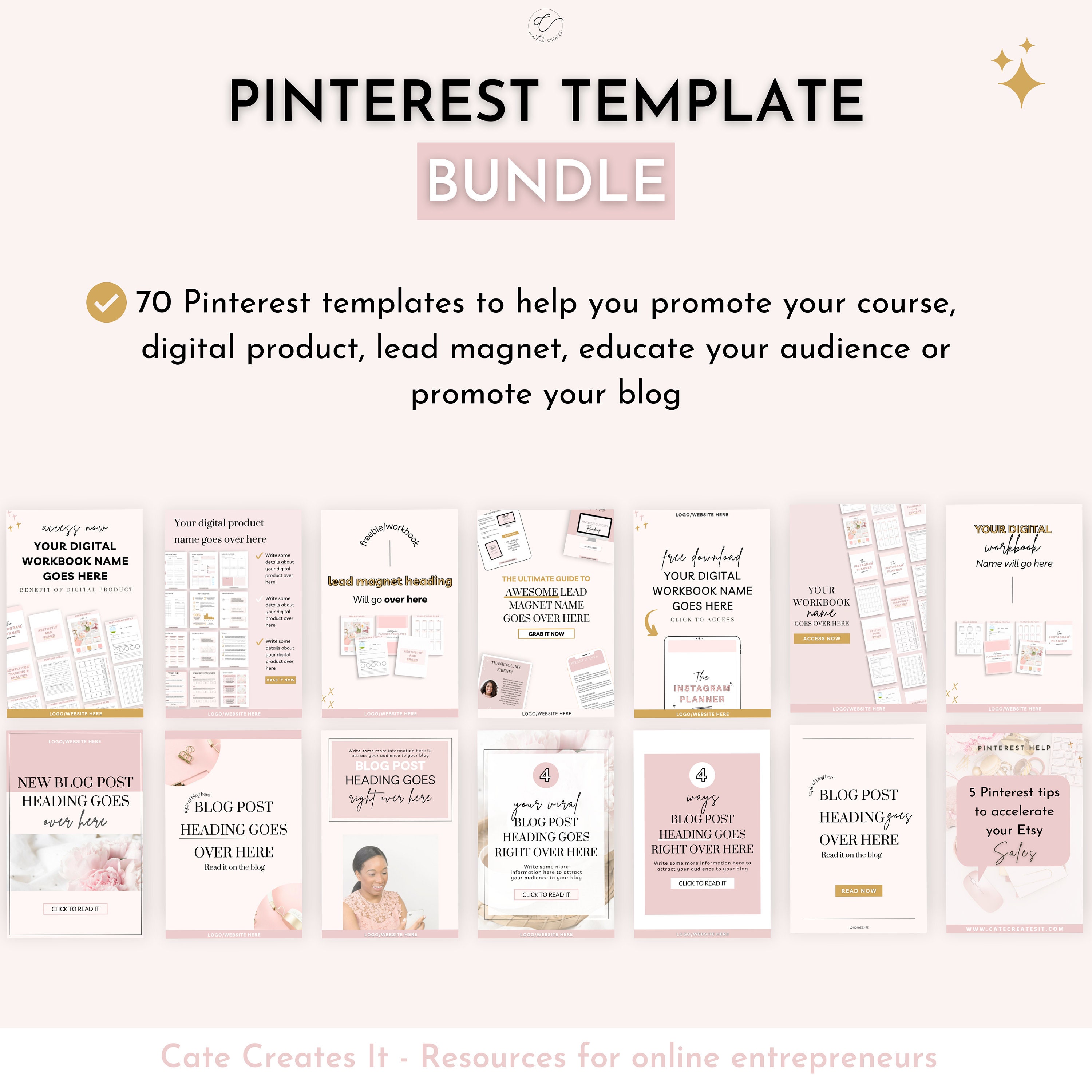 Course Creator Canva Toolkit, Canva Template Bundle, Ecourse Templates ...