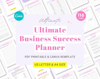 Small Business Planner, Online Business, Marketing Strategy (PDF Pattern)