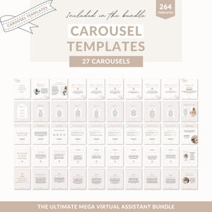 Virtual Assistant Mega Bundle, Instagram Post Templates (Digital Download) image 9