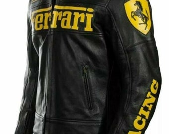 ferrari leather jacket price