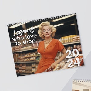 Funny Calendar 2024 Wall Humorous Novelty Calendar Secret Santa Gifts