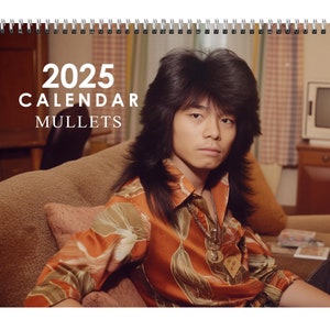 Mullets 2025 Calendar Etsy