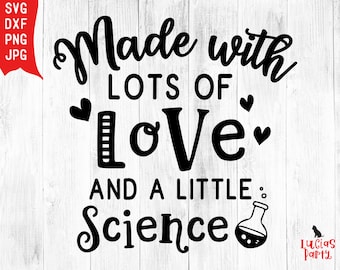 Love And Science Svg Etsy