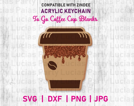 Download Zindee Cut File Keychain Svg Keychain Coffee Cup Svg Zindee Etsy