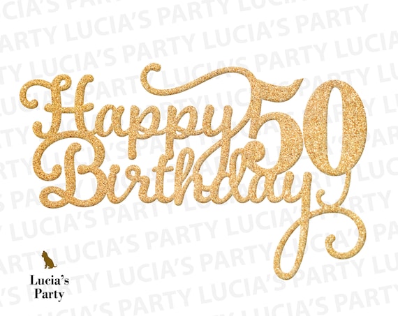 50eme Anniversaire Svg 50 Fete Danniversaire 50 Anniversaire Etsy France