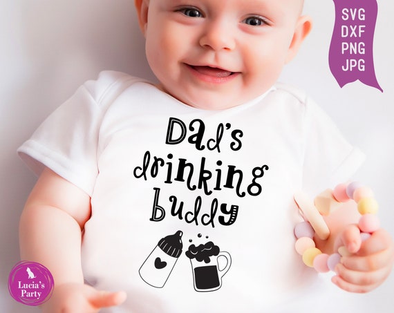 Free Daddys Drinking Buddy Svg SVG PNG EPS DXF File