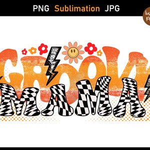 グルーヴィー ママ PNG、ママ PNG 昇華、ママ昇華デザイン、ママ シャツ png、ママ png レトロ、ママ ヒッピー、ママ ボヘミアン png、ママ png