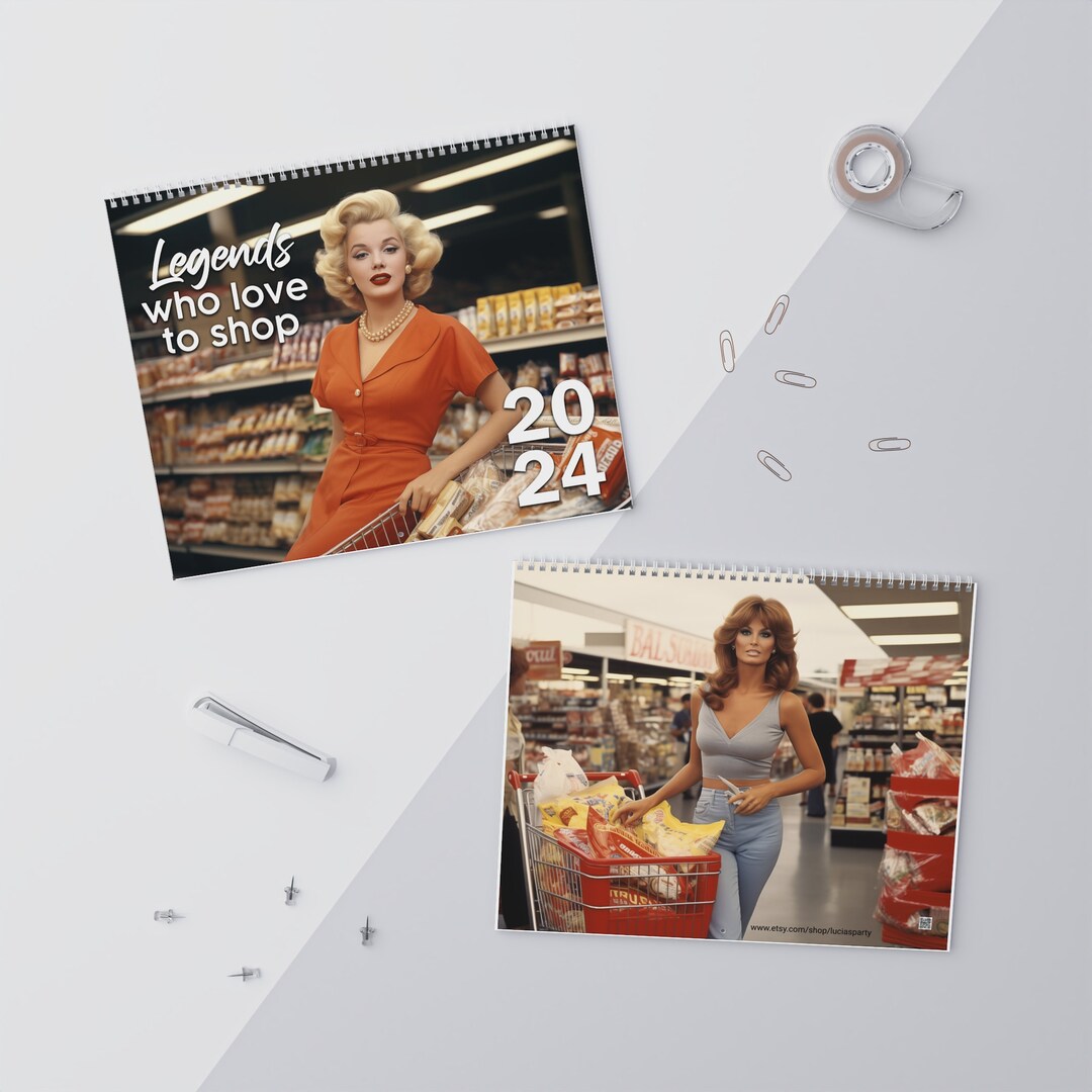 Funny Calendar 2024 Wall Humorous novelty calendar Secret Etsy España