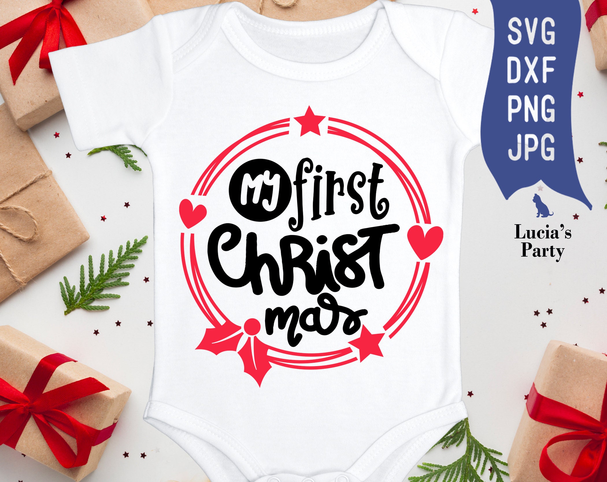 My First Christmas SVG christmas onesie svg christmas baby  Etsy