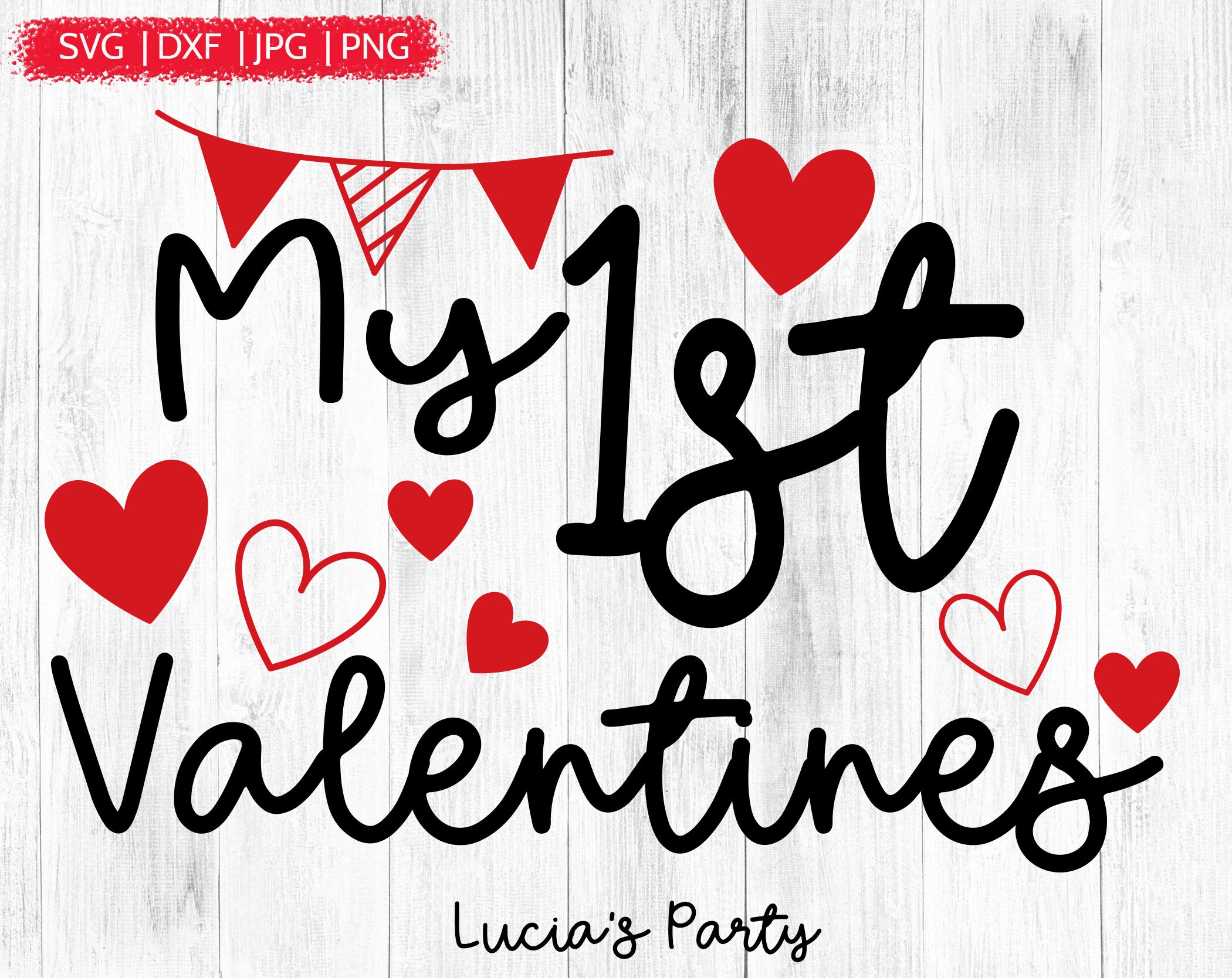 My 1st Valentines SVG My first valentines svg Baby | Etsy