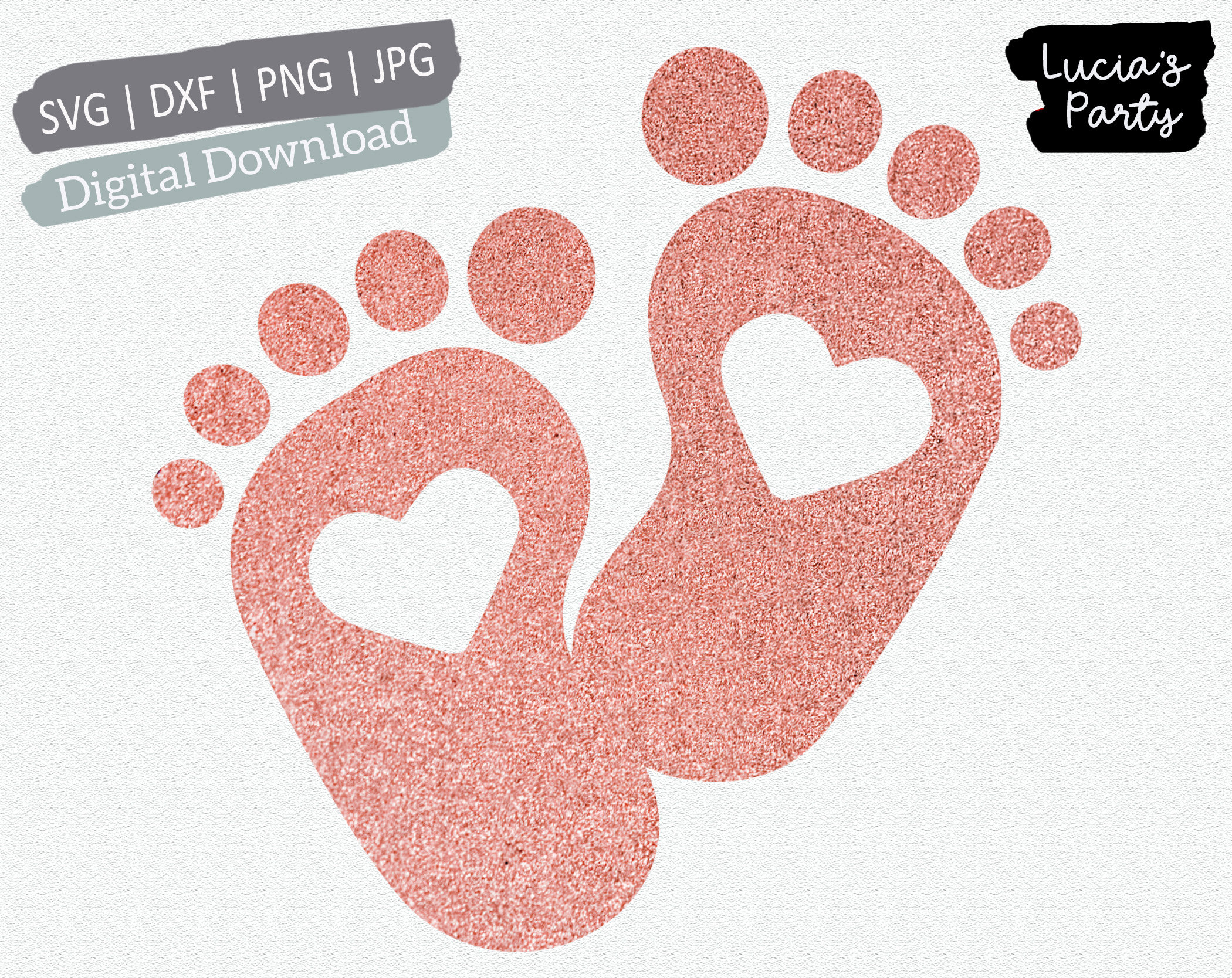 Free Free 154 Baby Footprint Heart Svg SVG PNG EPS DXF File