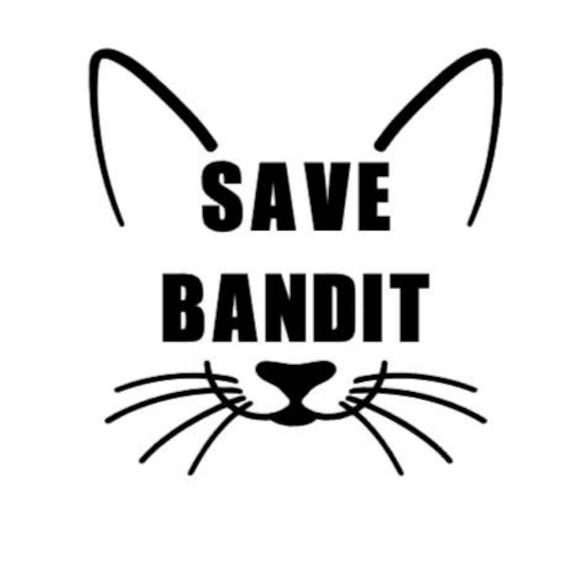 The Office save Bandit Decal | Etsy