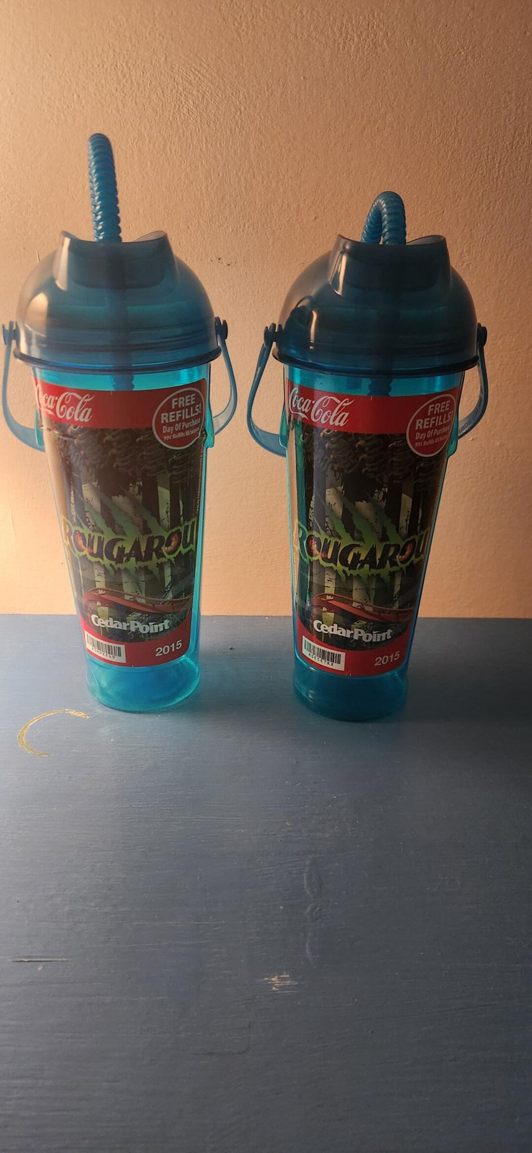 Cedar Point 2 Rougario Souvenir Cups From 2015 Etsy