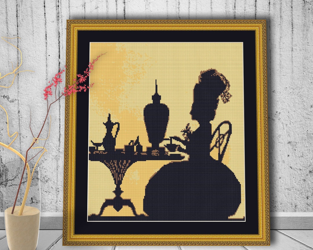 Tea Time Cross Stitch Pattern PDF Down Load 031 - Etsy