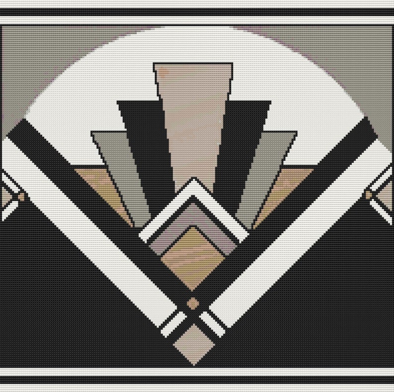 Art Deco Cross Stitch art deco cross stitch
