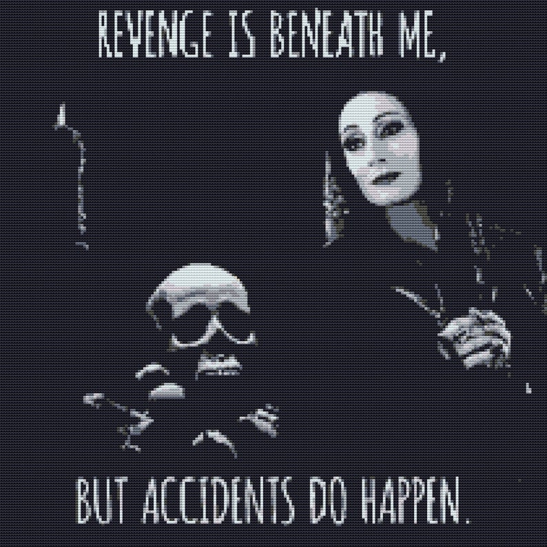 Revenge Counted Cross Stitch Pattern PDF Down Load 438 - Etsy