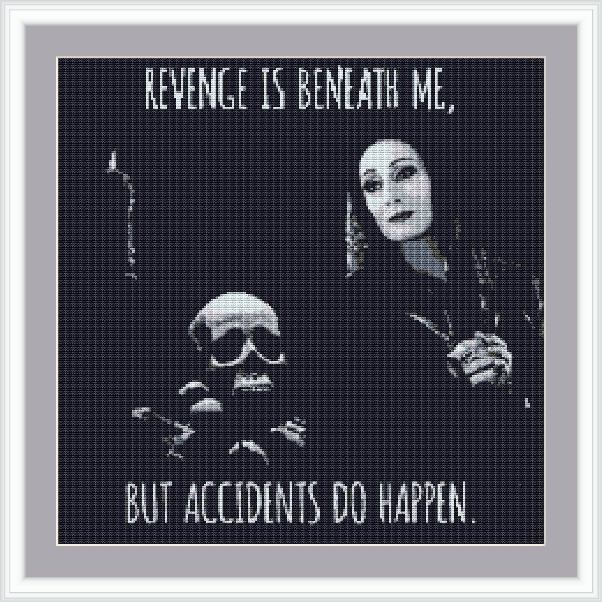 Revenge Counted Cross Stitch Pattern PDF Down Load 438 - Etsy