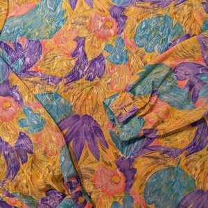 Lovely vintage 80s floral blouse by Bedford Fair image 3