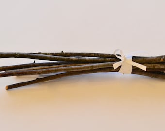 10 kersenhouten takken ~ natuurlijke bruiloftsdecoraties ~ houten tak voor terrarium ~ houten takken voor terrarium ~ houten stokken voor ambachten ~ B3011