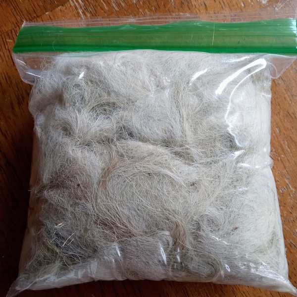 Bird Nesting Ball Refill Raw Alpaca Llama one or three 1.5oz 3oz  Wool Fiber Fur Filler