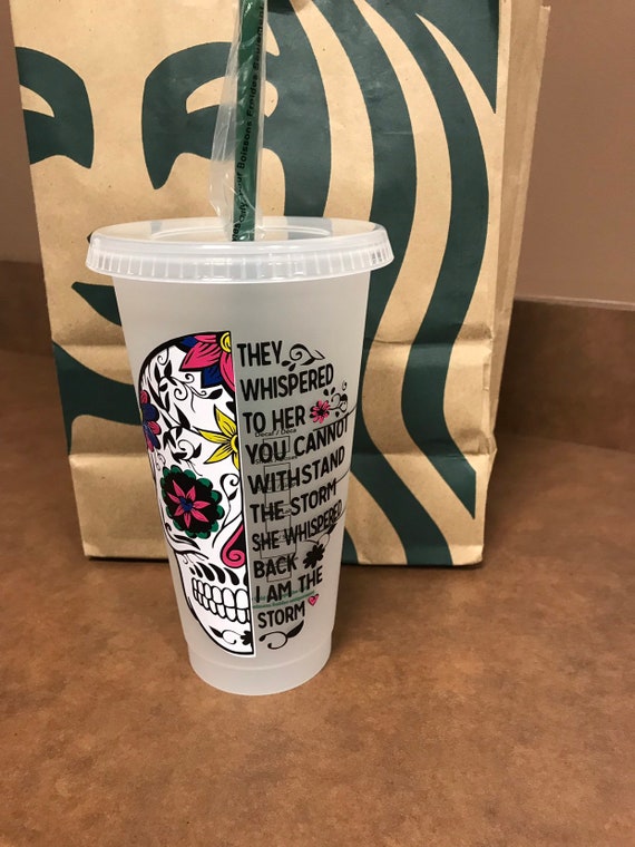 Sugar Skull Venti Starbucks Cold Cup Etsy