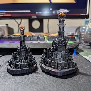 Barad-dûr eye of sauron tower mini world (NEW LARGER VARIATION)