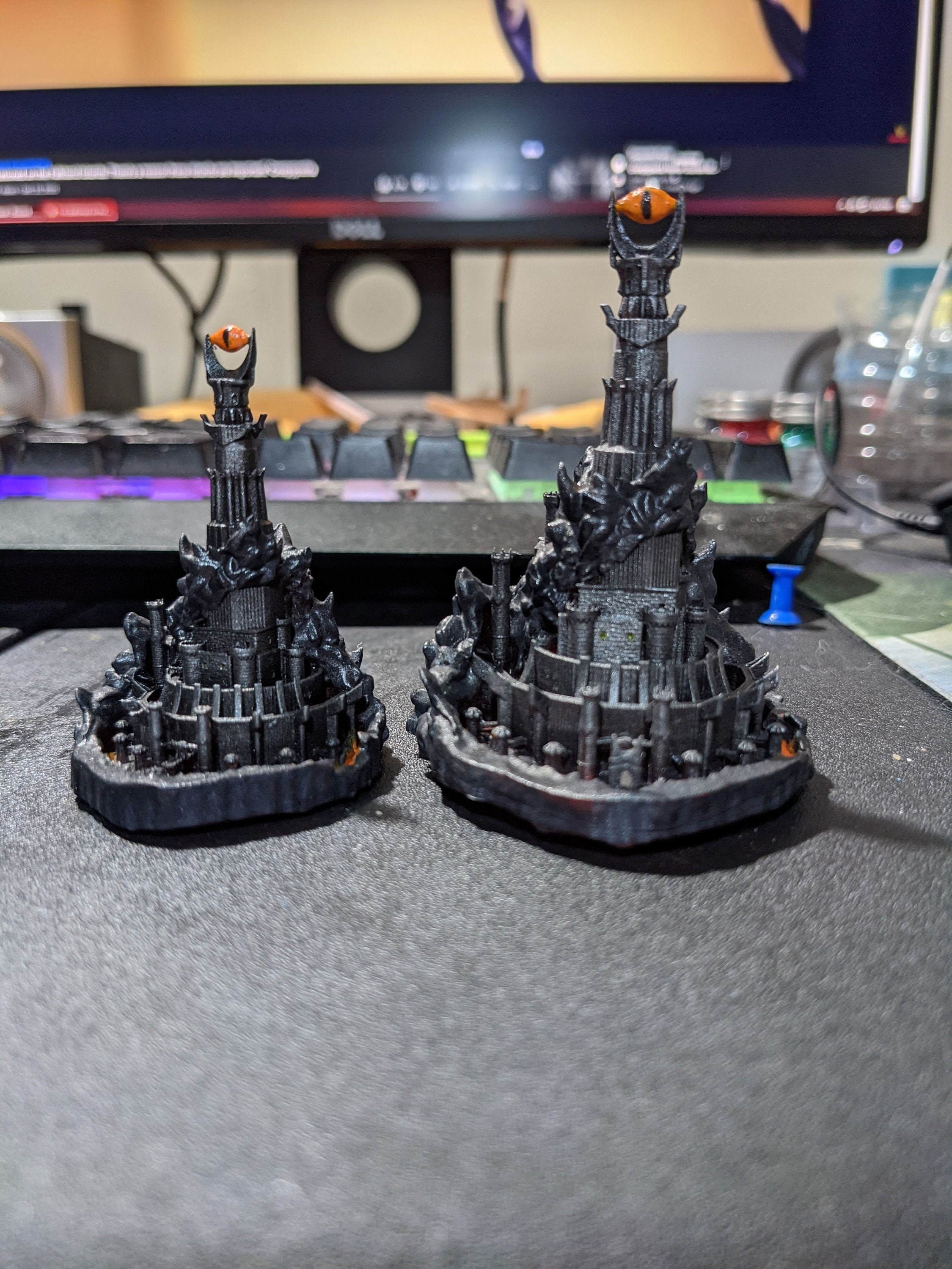 Barad-dûr: the Dark Tower/eye of Sauron From Lord of the Rings 