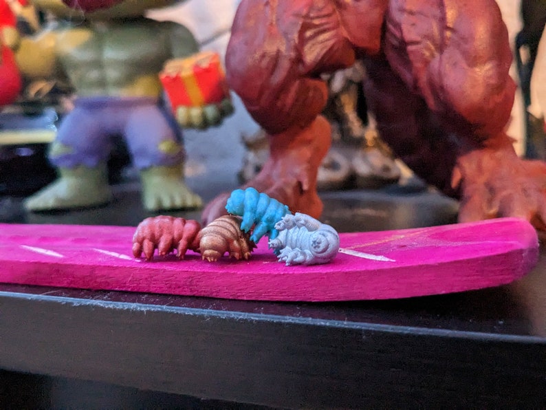 Set of 4 Tiny Water Bears Tardigrade Etsy