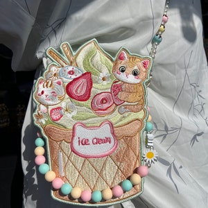 Beaded Ice Cream Shoulder Bag main image 1