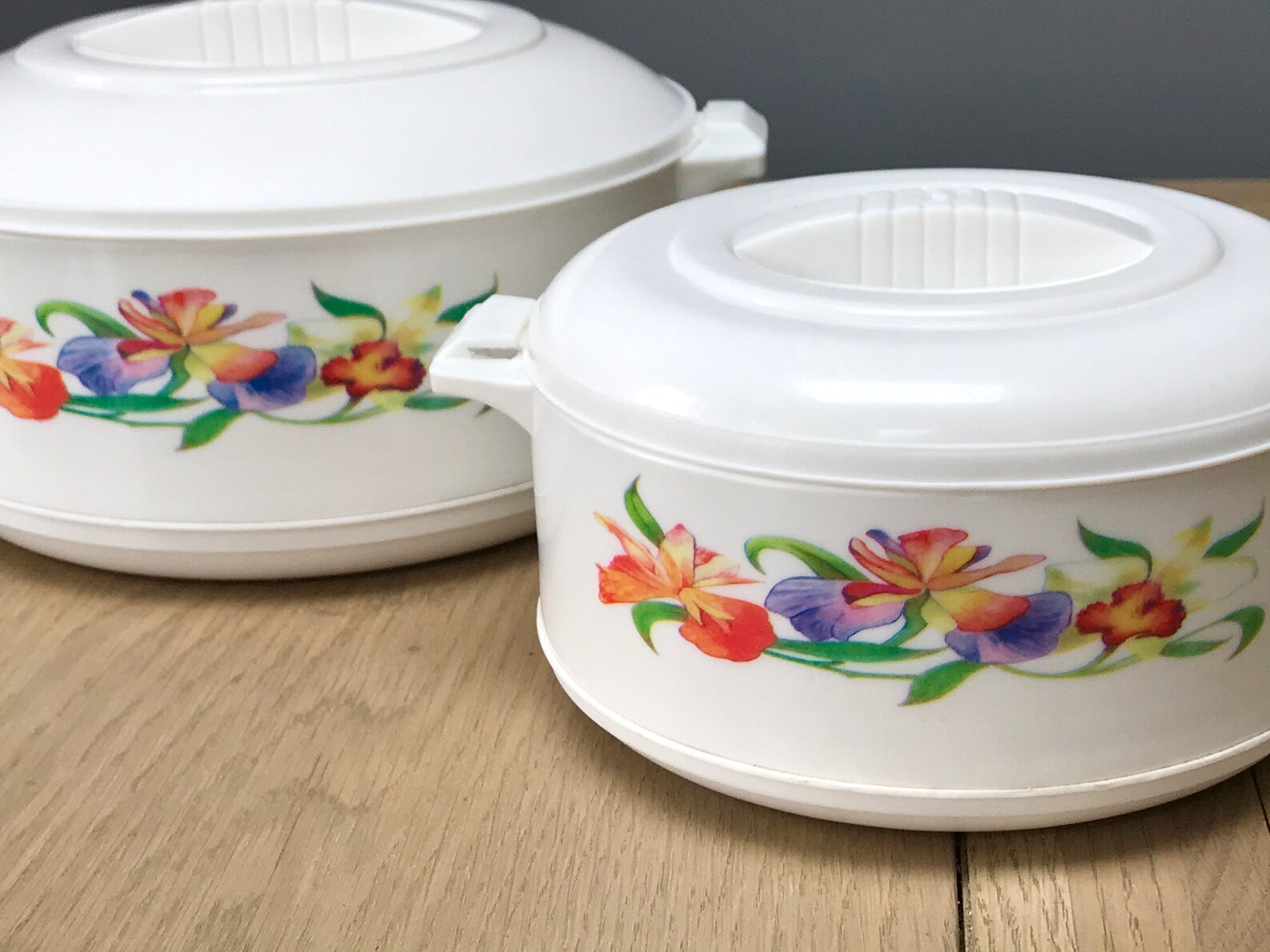 Vintage Tokyo Insulated Serving Dishes Insulated Lidded Bowls Etsy