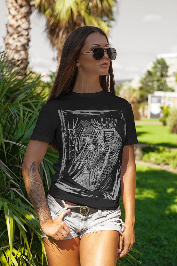 ABSTRACT T-SHIRT, ARTISTIC Shirt Islandlife, Express Your