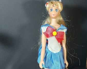 Sailor moon doll poupée vintage with gloves