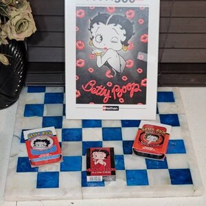 Betty Boop, Assorted Collectibles, Vintage, Puzzle, Cards, Childhood Memories, Novelty, Authentic