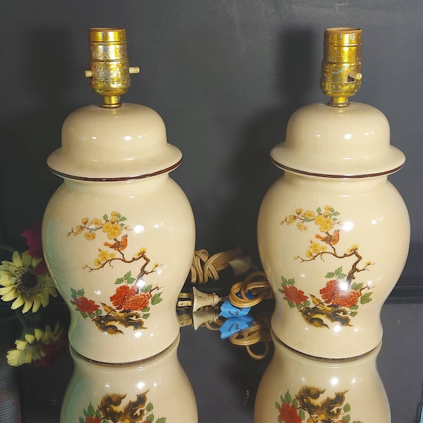 Chinoiserie Lamp Etsy