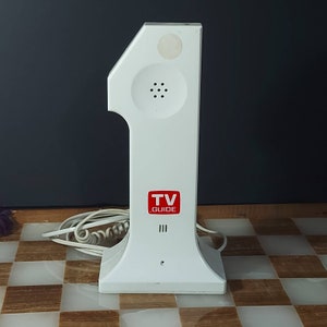Tv Guide, Landline Telephone, Vintage 80s, Vintage Phone Novelty, Collectors, Advertising,